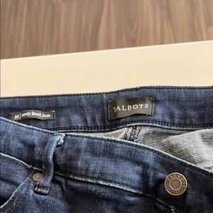 Talbots Indigo Barely Boot Jean